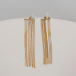 Sarkıt Zincirli Kalp Küpe